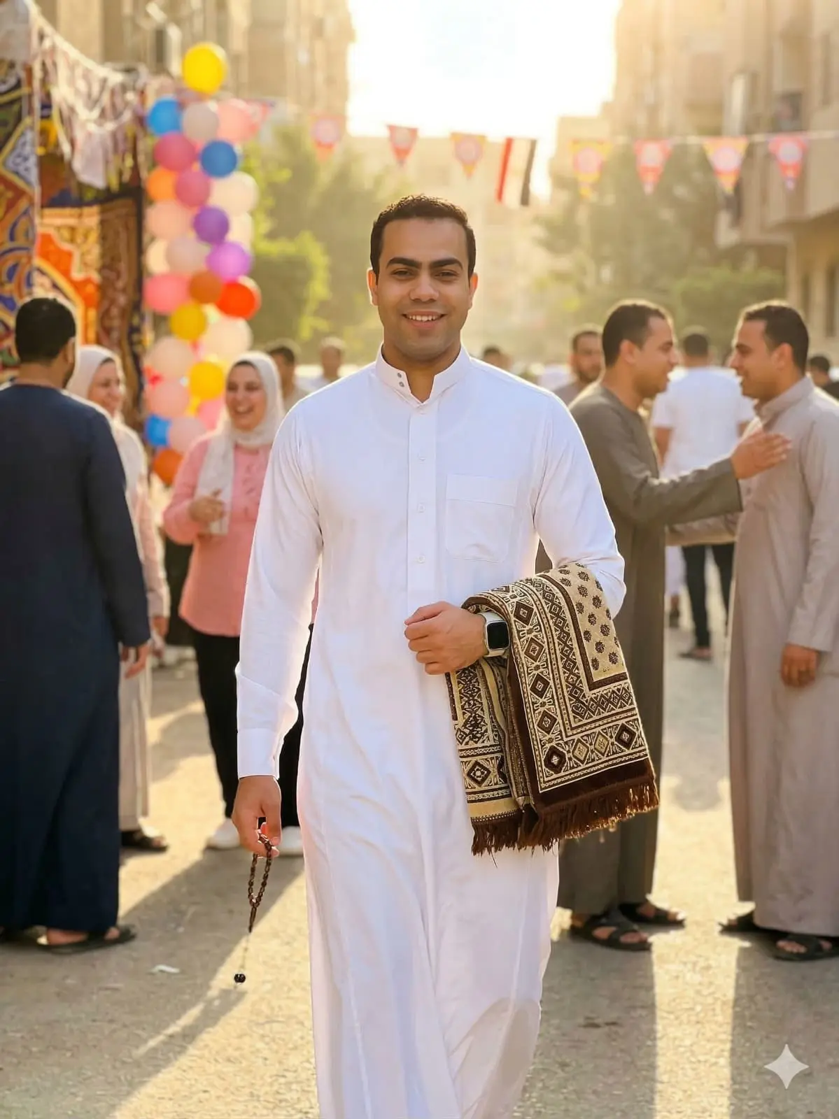 أيقونة تصميم صور العيد بدون تغيير الملامح
