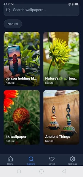صورة من Creative Backgrounds لتغيير خلفية الهاتف بتصاميم مميزة