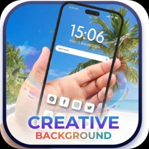 Creative Backgrounds لتغيير خلفية الهاتف بتصاميم مميزة